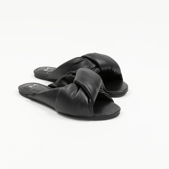 Marc Fisher Olgalia Slide Sandals Defect (Display Model) Black Size 6.5 - Picture 2 of 4